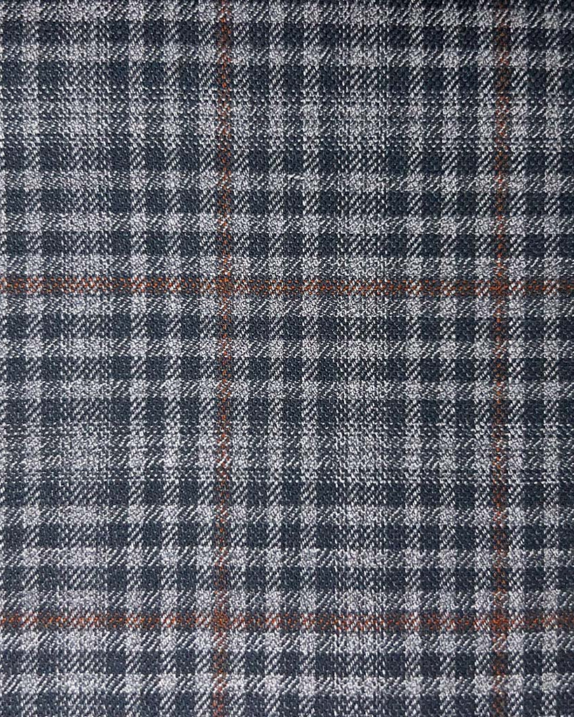 Westwood Hart Online Custom Hand Tailor Suits Sportcoats Trousers Waistcoats Overcoats Grey With Brown Windowpane