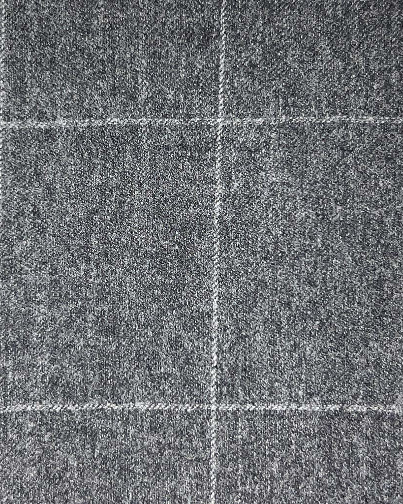 Vitale Barberis Canonico WOOL & MOHAIR Westwood Hart Online Custom Hand Tailor Suits Sportcoats Trousers Waistcoats Overcoats Made To Measure Formalwear Tuxedo Light Grey Windowpane