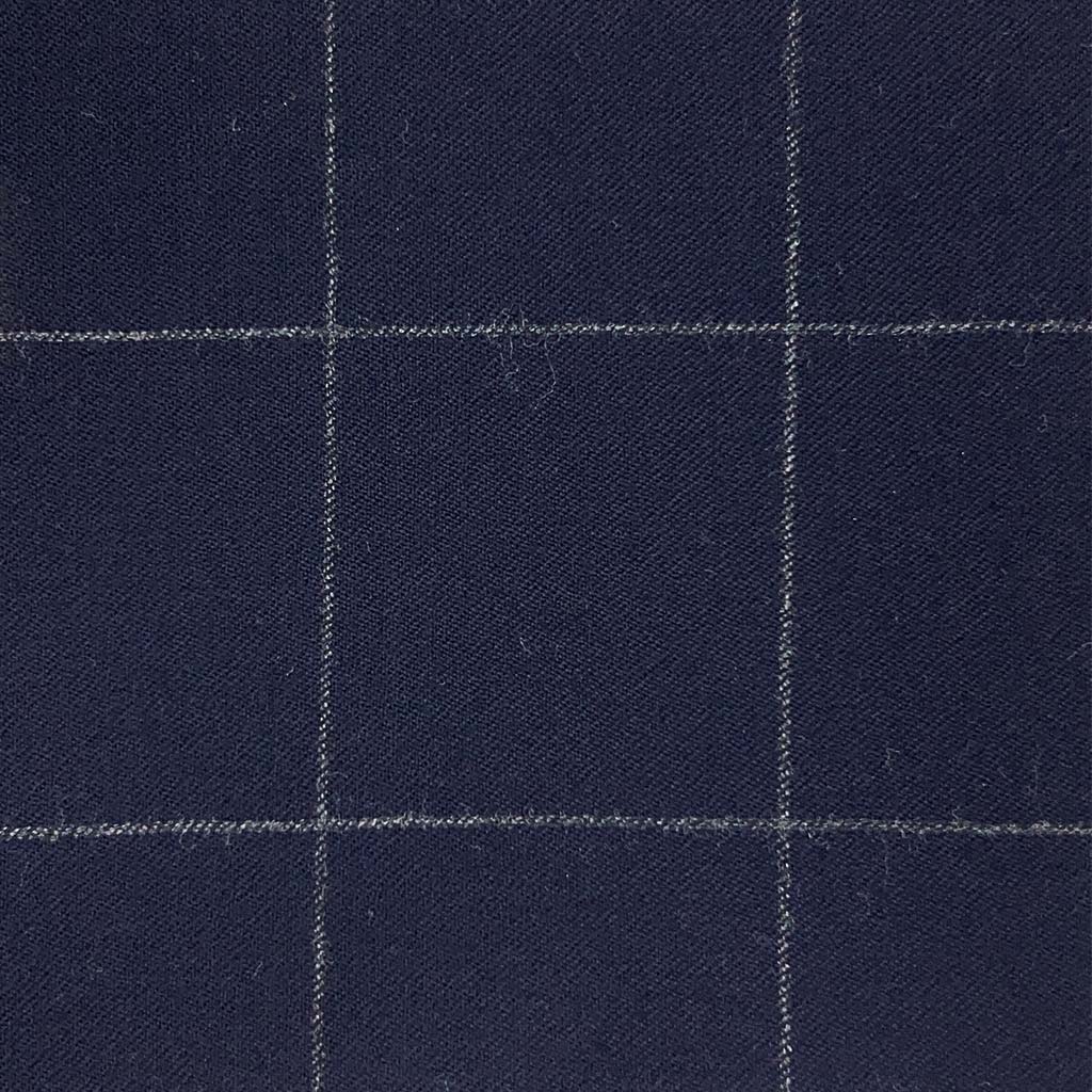 Vitale Barberis Canonico WOOL & MOHAIR Westwood Hart Online Custom Hand Tailor Suits Sportcoats Trousers Waistcoats Overcoats Made To Measure Formalwear Tuxedo Navy Windowpane Windowpane