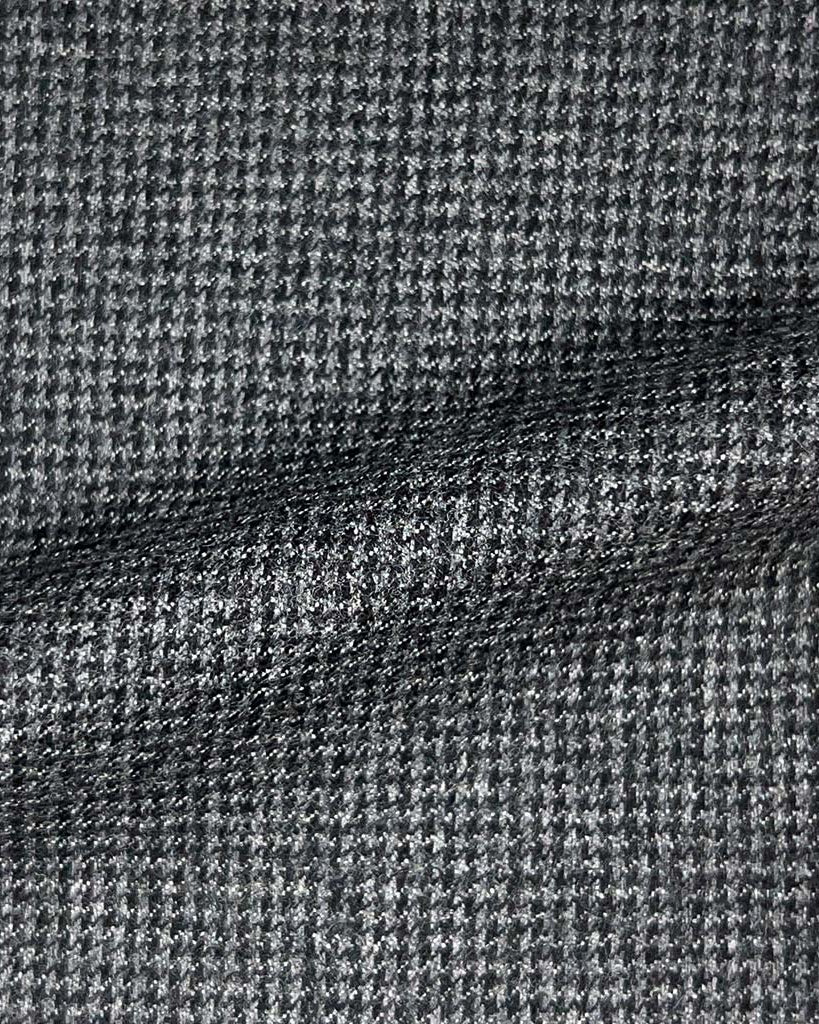 Vitale Barberis Canonico WOOL & MOHAIR Westwood Hart Online Custom Hand Tailor Suits Sportcoats Trousers Waistcoats Overcoats Made To Measure Formalwear Tuxedo Grey Houndstooth