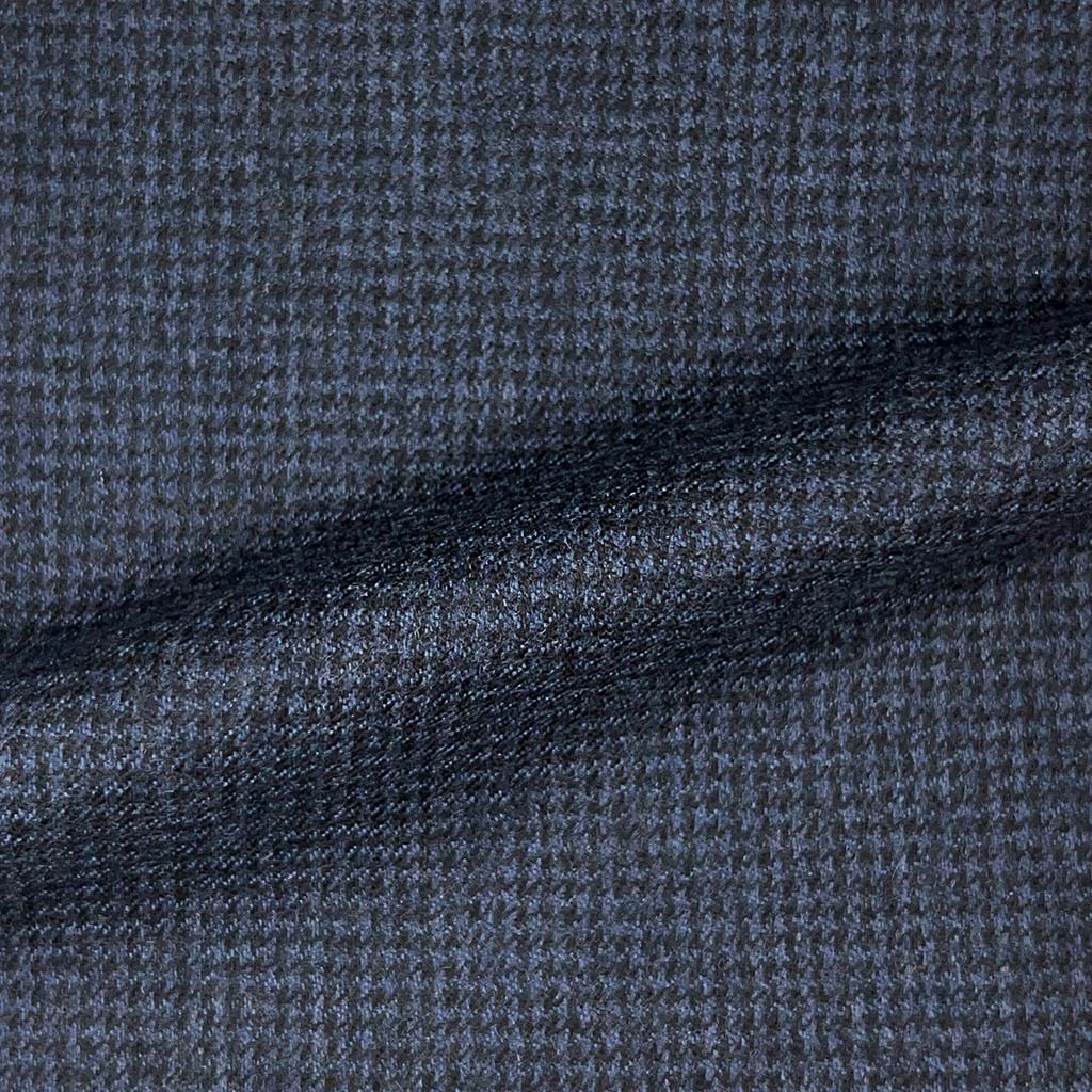 Vitale Barberis Canonico WOOL & MOHAIR Westwood Hart Online Custom Hand Tailor Suits Sportcoats Trousers Waistcoats Overcoats Made To Measure Formalwear Tuxedo Navy Houndstooth