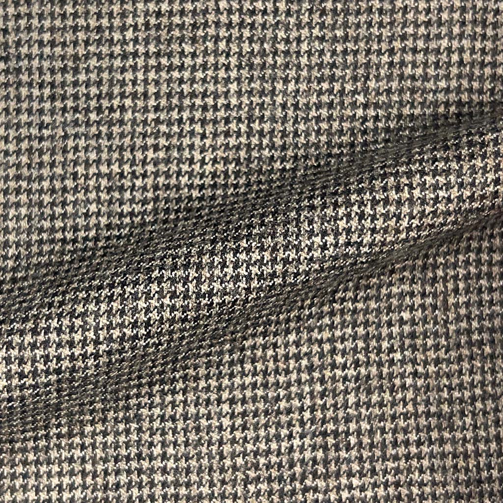 Vitale Barberis Canonico WOOL & MOHAIR Westwood Hart Online Custom Hand Tailor Suits Sportcoats Trousers Waistcoats Overcoats Made To Measure Formalwear Tuxedo Brown Houndstooth