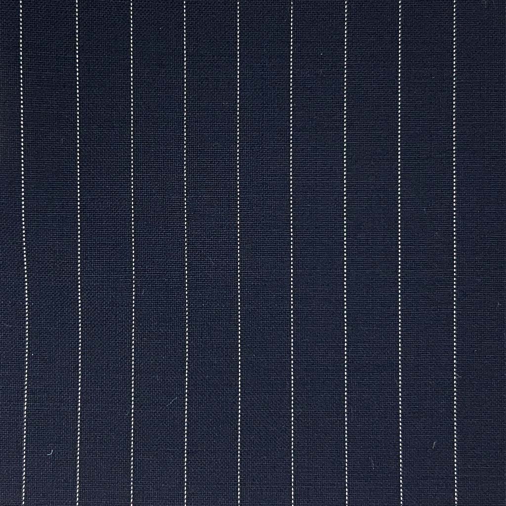 Vitale Barberis Canonico WOOL & MOHAIR Westwood Hart Online Custom Hand Tailor Suits Sportcoats Trousers Waistcoats Overcoats Made To Measure Formalwear Tuxedo Midnight Blue Pinstripes