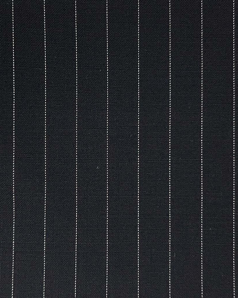 Vitale Barberis Canonico WOOL & MOHAIR Westwood Hart Online Custom Hand Tailor Suits Sportcoats Trousers Waistcoats Overcoats Made To Measure Formalwear Tuxedo Black Pinstripes