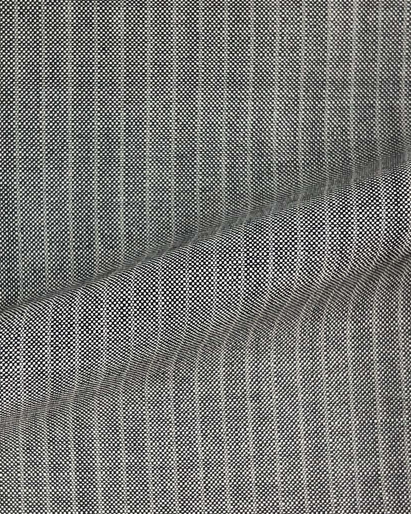 Vitale Barberis Canonico WOOL & MOHAIR Westwood Hart Online Custom Hand Tailor Suits Sportcoats Trousers Waistcoats Overcoats Made To Measure Formalwear Tuxedo Light Grey Pinstripes