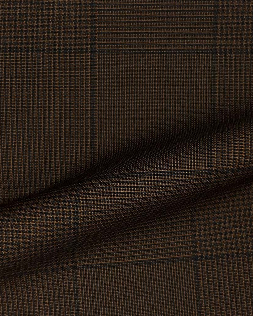 Vitale Barberis Canonico WOOL & MOHAIR Westwood Hart Online Custom Hand Tailor Suits Sportcoats Trousers Waistcoats Overcoats Made To Measure Formalwear Tuxedo Chocolate Brown Prince Of Wales Glen Plaid
