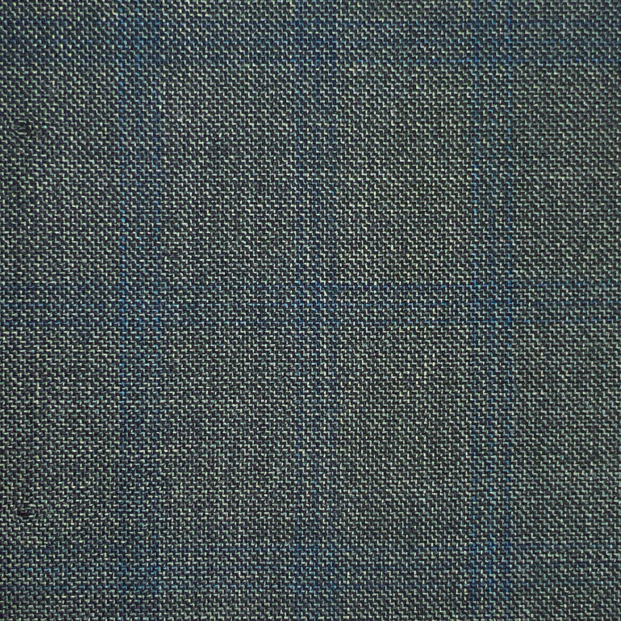 Grey Blue Windowpane Wool Menswear Suit