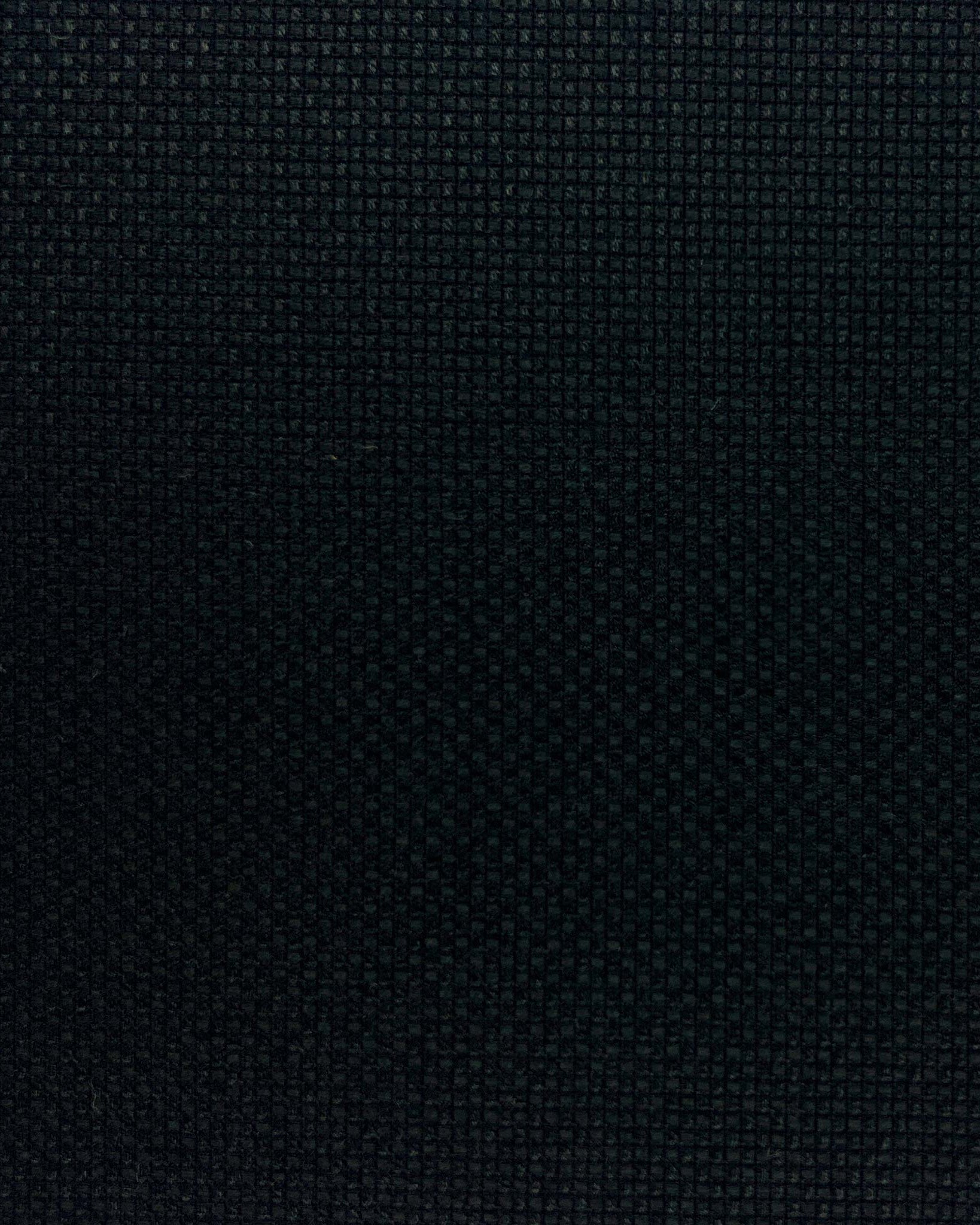 Black Plain Hopsack Wool Menswear Suit