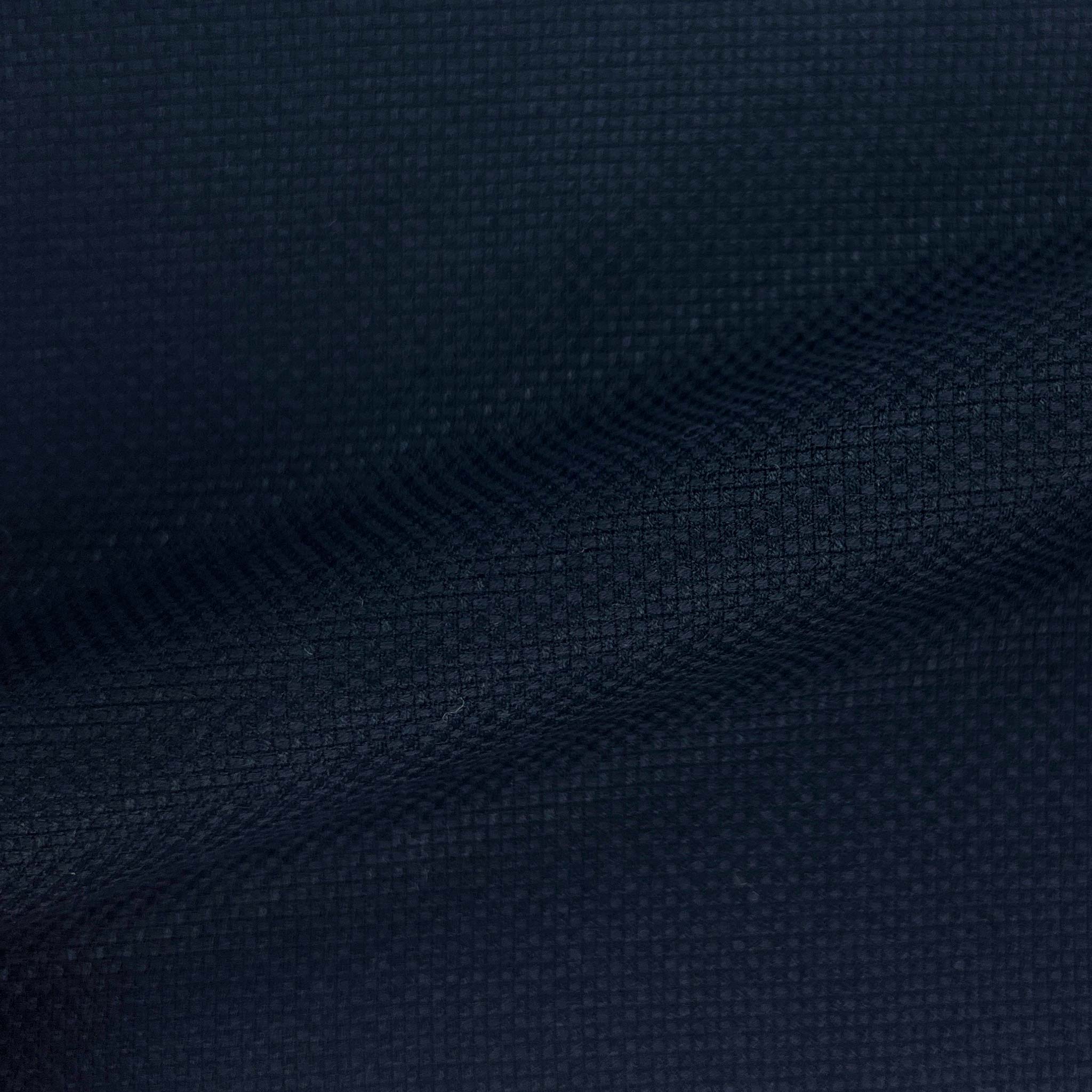 Navy Plain Hopsack Wool Menswear Suit