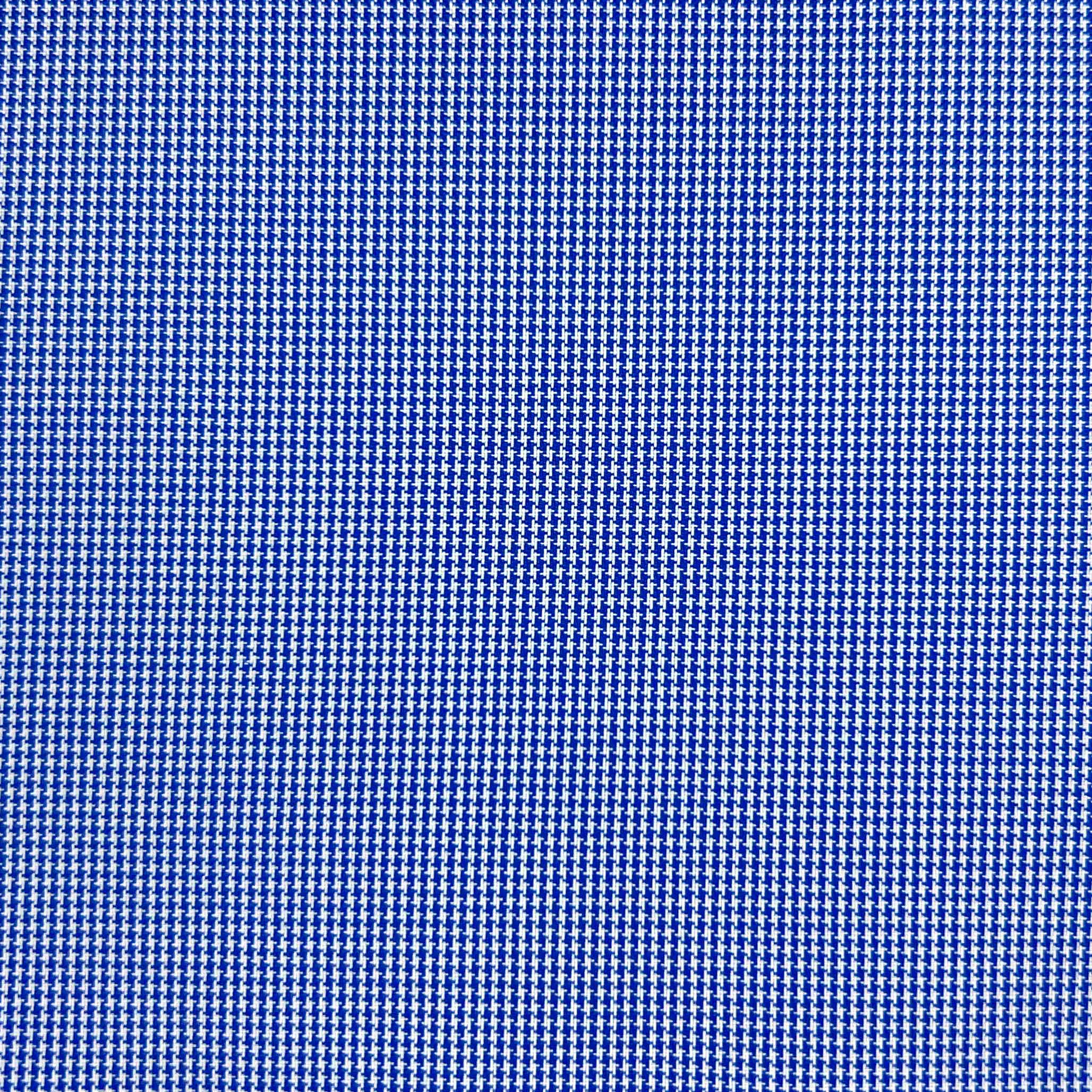 Royal Blue Micro Houndstooth Giza 45 Egyptian Cotton Dress Shirt Cloth