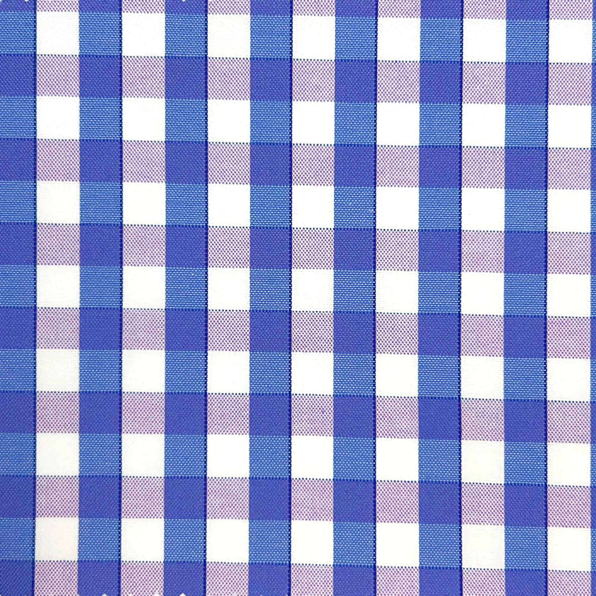 Purple Mini Grid Check Giza 45 Egyptian Cotton Dress Shirt Cloth