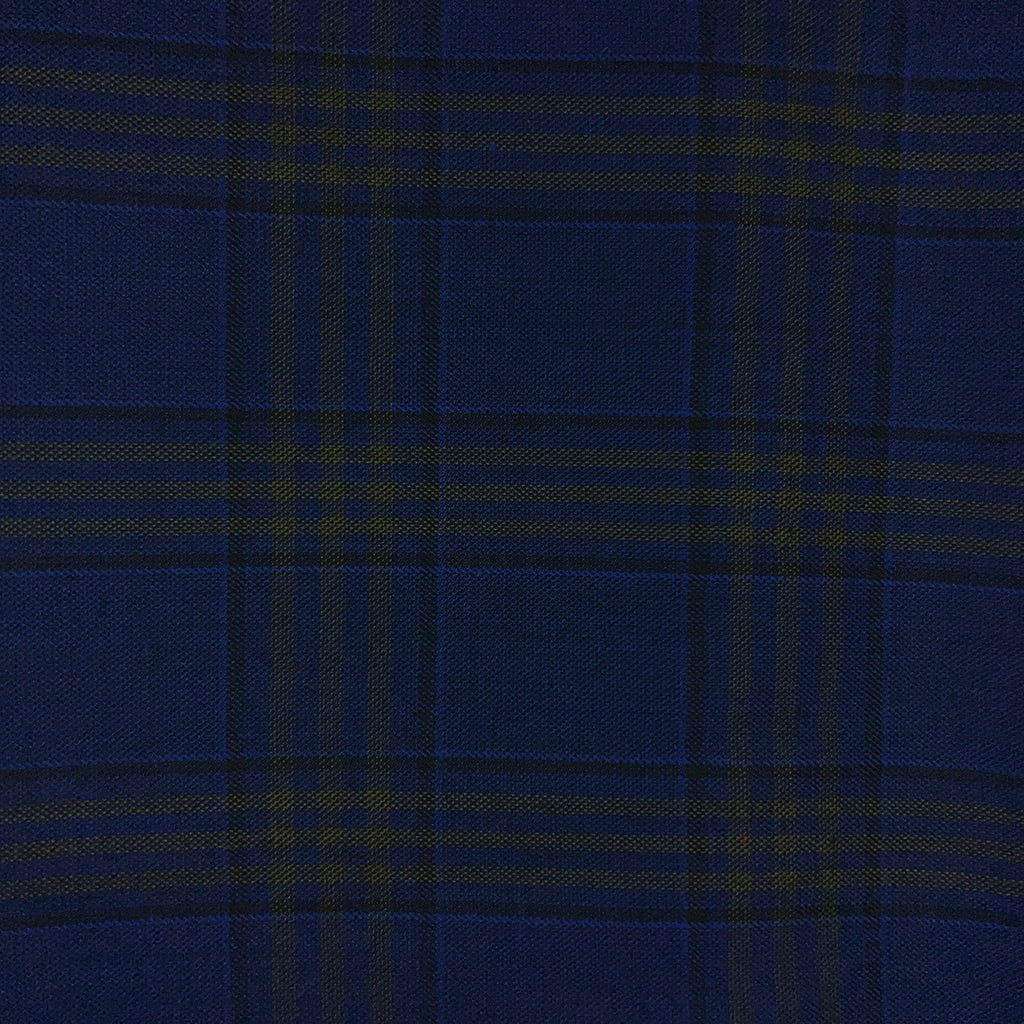 Westwood Hart Online Custom Hand Tailor Suits Sportcoats Trousers Waistcoats Overcoats Navy With Pastel Maize Yellow Grid Check