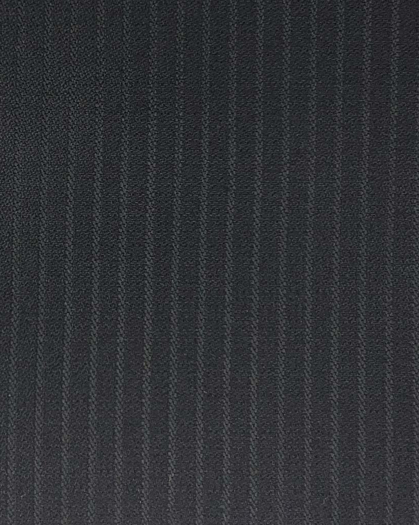 Westwood Hart Online Custom Hand Tailor Suits Sportcoats Trousers Waistcoats Overcoats Black Self Stripes
