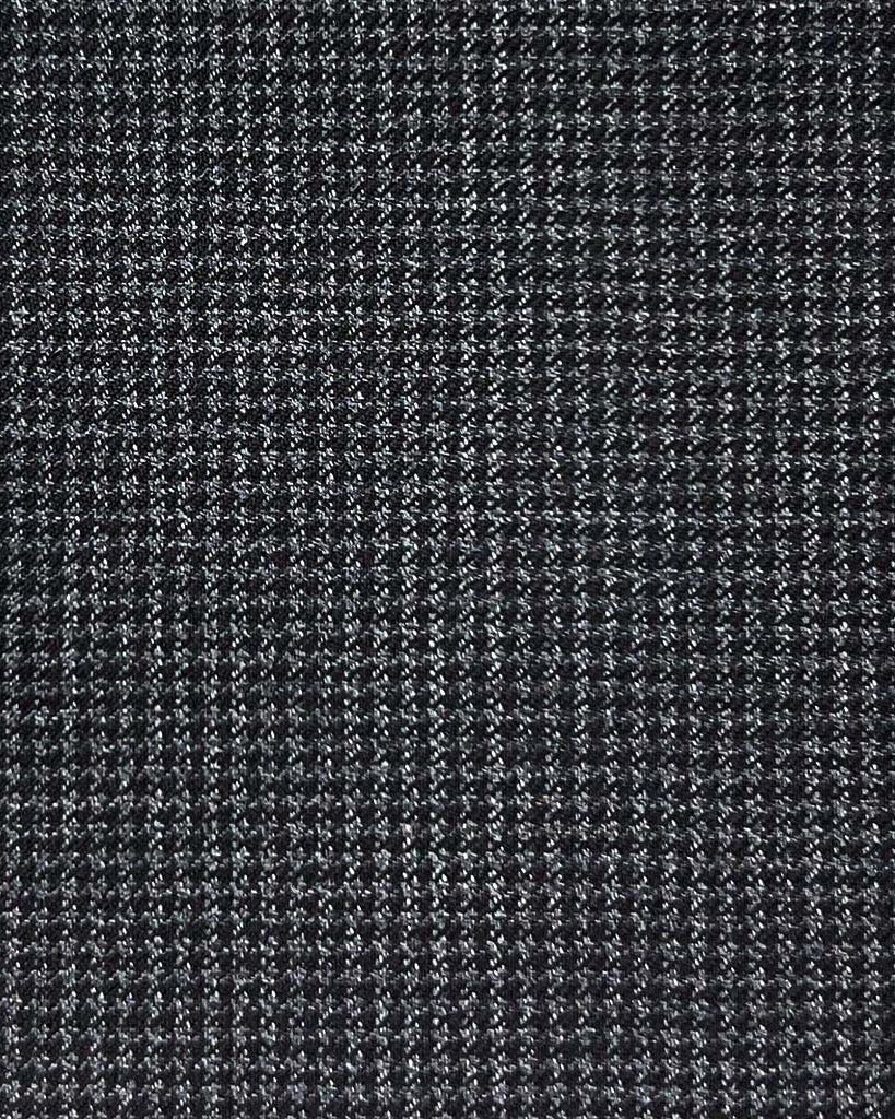 Loro Piana Four Seasons Super 130's Wool Westwood Hart Online Custom Hand Tailor Suits Sportcoats Trousers Waistcoats Overcoats Made To Measure Formalwear Tuxedo Dark Grey Houndstooth