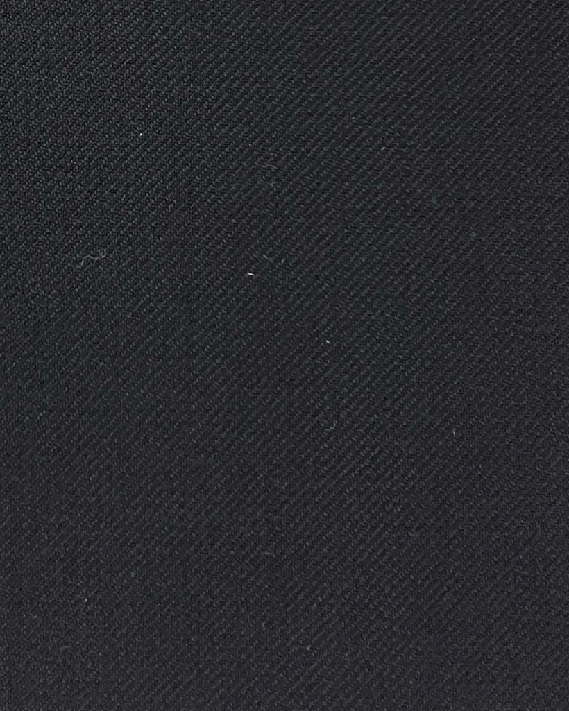 Loro Piana Four Seasons Super 130's Wool Westwood Hart Online Custom Hand Tailor Suits Sportcoats Trousers Waistcoats Overcoats Made To Measure Formalwear Tuxedo Black Plain Weave