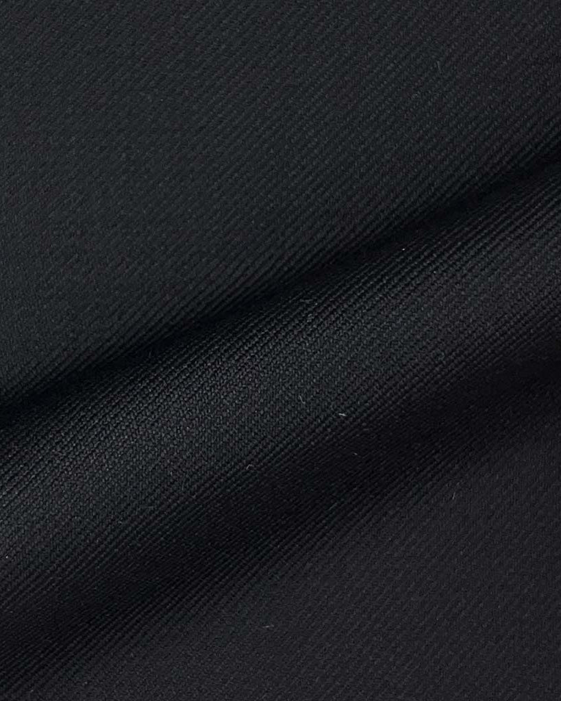 Loro Piana Four Seasons Super 130's Wool Westwood Hart Online Custom Hand Tailor Suits Sportcoats Trousers Waistcoats Overcoats Made To Measure Formalwear Tuxedo Black Plain Weave