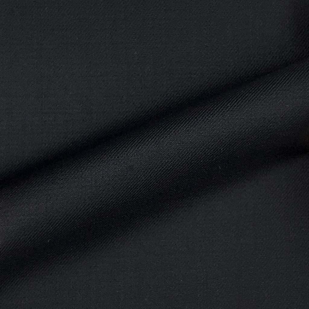 Lanifico Cerruti Nobility Super 150's Virgin Wool Westwood Hart Online Custom Hand Tailor Suits Sportcoats Trousers Waistcoats Overcoats Made To Measure Formalwear Tuxedo Black Plain Weave