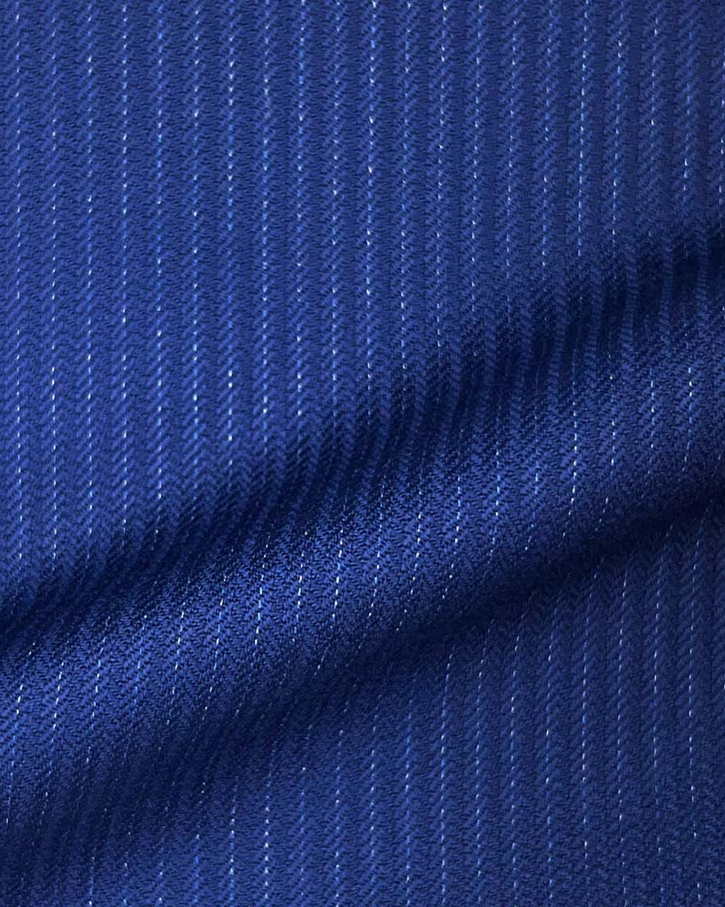 Westwood Hart Online Custom Hand Tailor Suits Sportcoats Trousers Waistcoats Overcoats Royal Blue Pinstripes