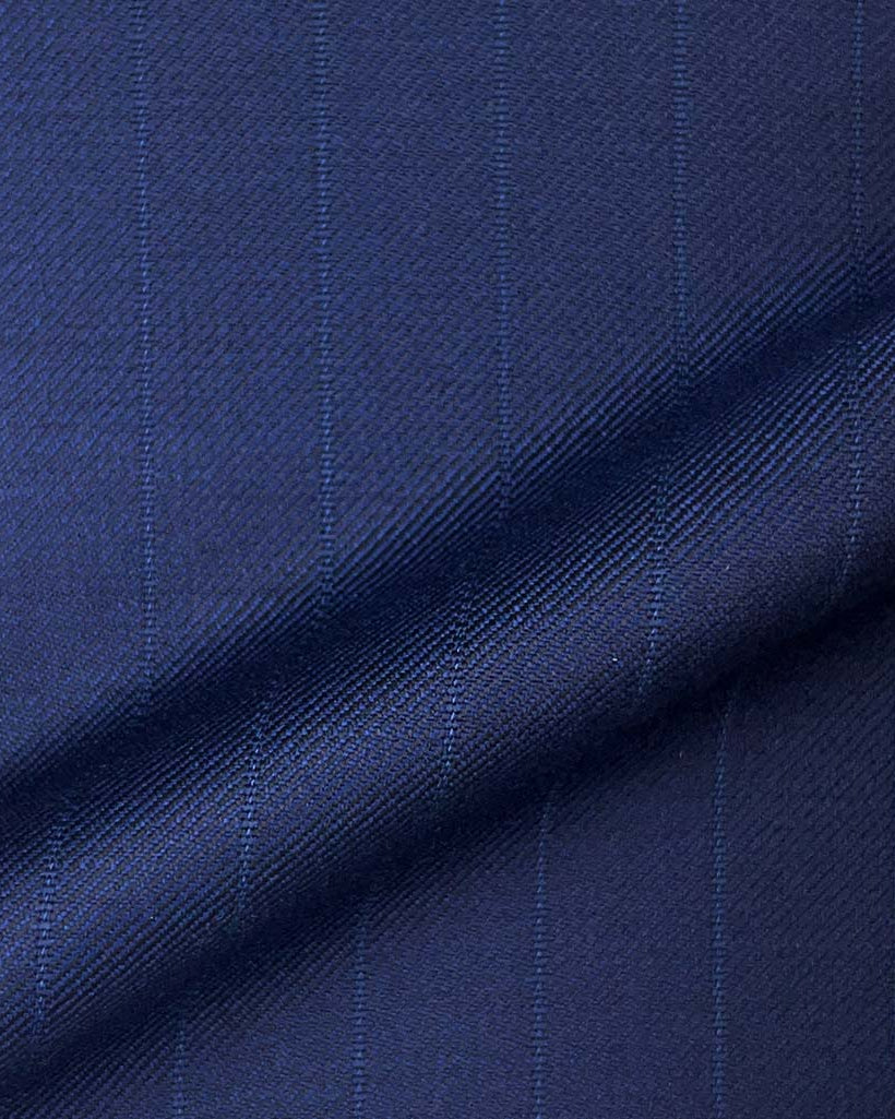 Westwood Hart Online Custom Hand Tailor Suits Sportcoats Trousers Waistcoats Overcoats Navy Self Stripes