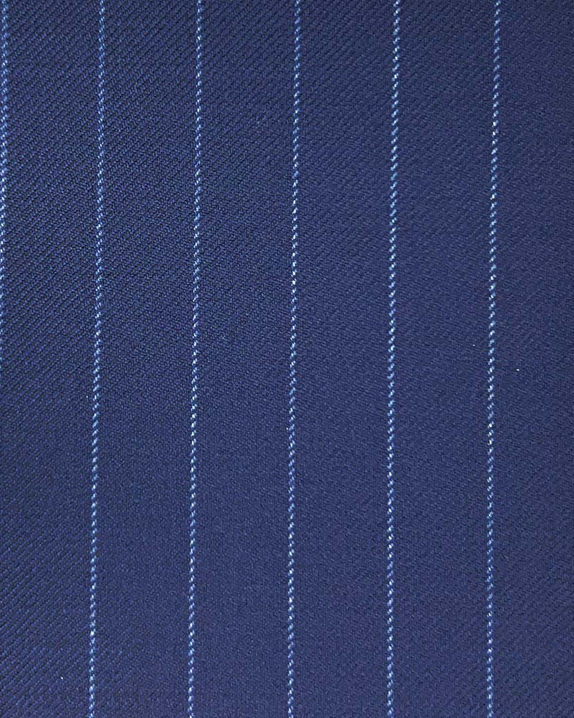 Loro Piana Four Seasons Super 130's Wool Westwood Hart Online Custom Hand Tailor Suits Sportcoats Trousers Waistcoats Overcoats Made To Measure Formalwear Tuxedo Navy Chalkstripes