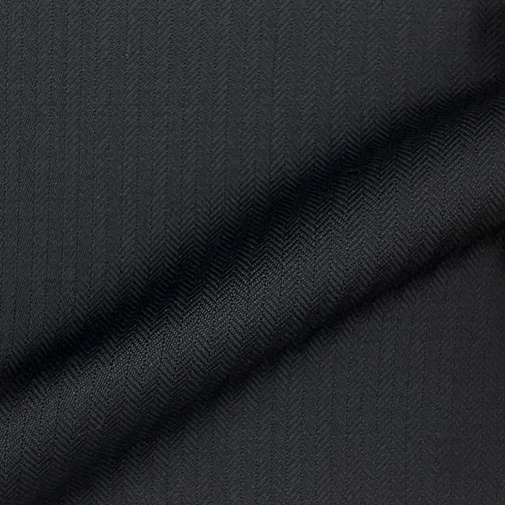 Loro Piana Four Seasons Super 130's Wool Westwood Hart Online Custom Hand Tailor Suits Sportcoats Trousers Waistcoats Overcoats Made To Measure Formalwear Tuxedo Black Mini Herringbone