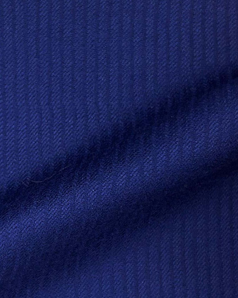 Westwood Hart Online Custom Hand Tailor Suits Sportcoats Trousers Waistcoats Overcoats Royal Blue Self Stripes