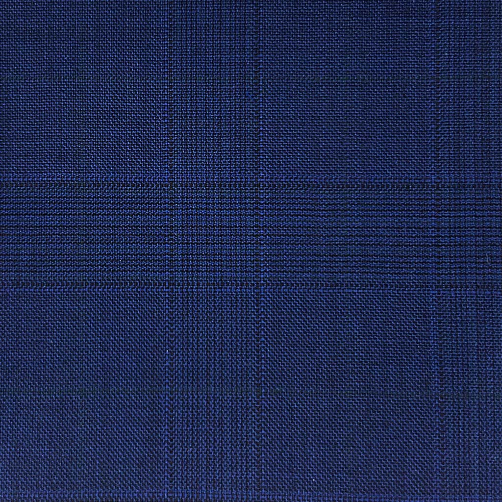 Lanifico Cerruti Nobility Super 150's Virgin Wool Westwood Hart Online Custom Hand Tailor Suits Sportcoats Trousers Waistcoats Overcoats Made To Measure Formalwear Tuxedo Navy Glen Plaid