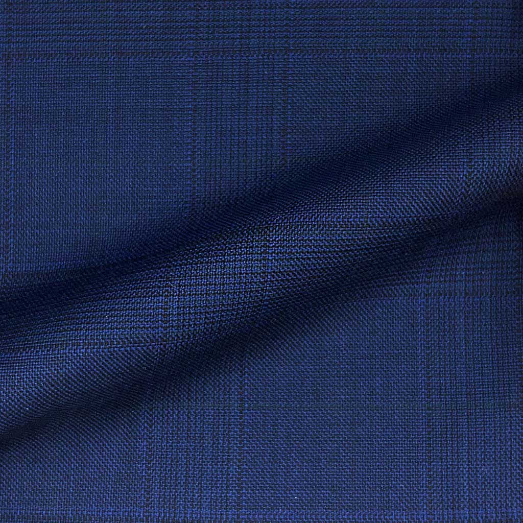 Lanifico Cerruti Nobility Super 150's Virgin Wool Westwood Hart Online Custom Hand Tailor Suits Sportcoats Trousers Waistcoats Overcoats Made To Measure Formalwear Tuxedo Navy Glen Plaid