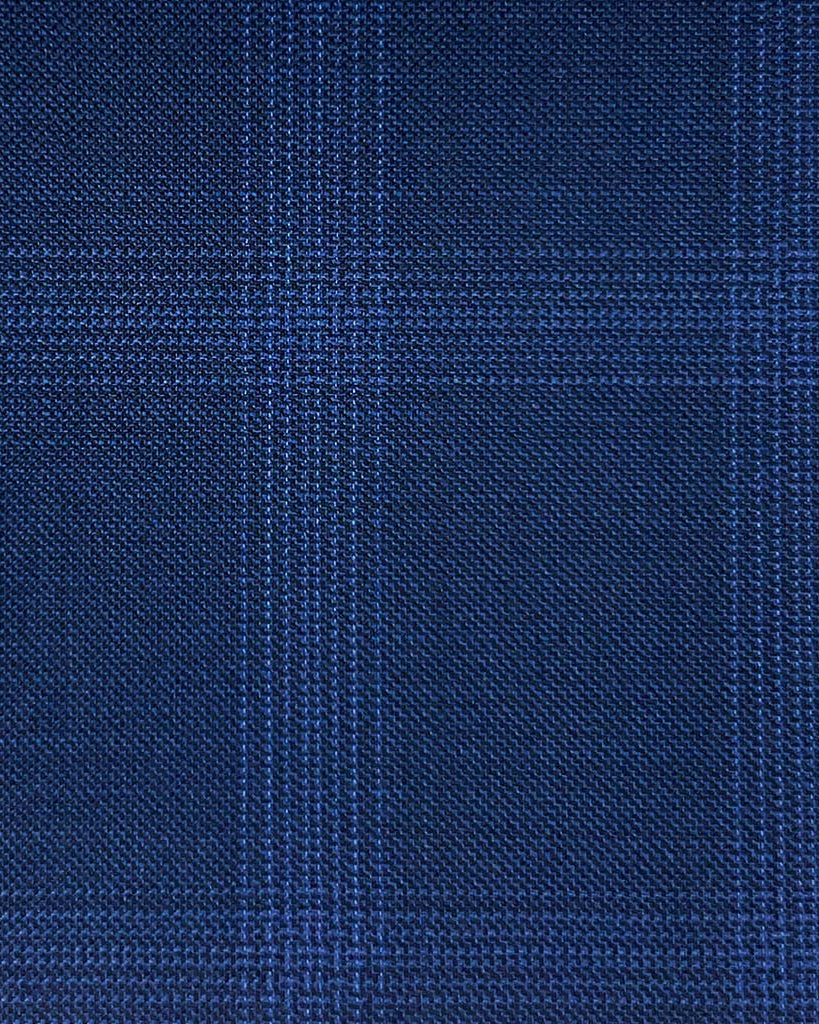 Lanifico Cerruti Nobility Super 150's Virgin Wool Westwood Hart Online Custom Hand Tailor Suits Sportcoats Trousers Waistcoats Overcoats Made To Measure Formalwear Tuxedo Navy Windowpane