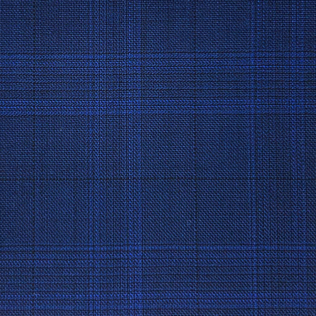 Lanifico Cerruti Nobility Super 150's Virgin Wool Westwood Hart Online Custom Hand Tailor Suits Sportcoats Trousers Waistcoats Overcoats Made To Measure Formalwear Tuxedo Dark Blue Plaid