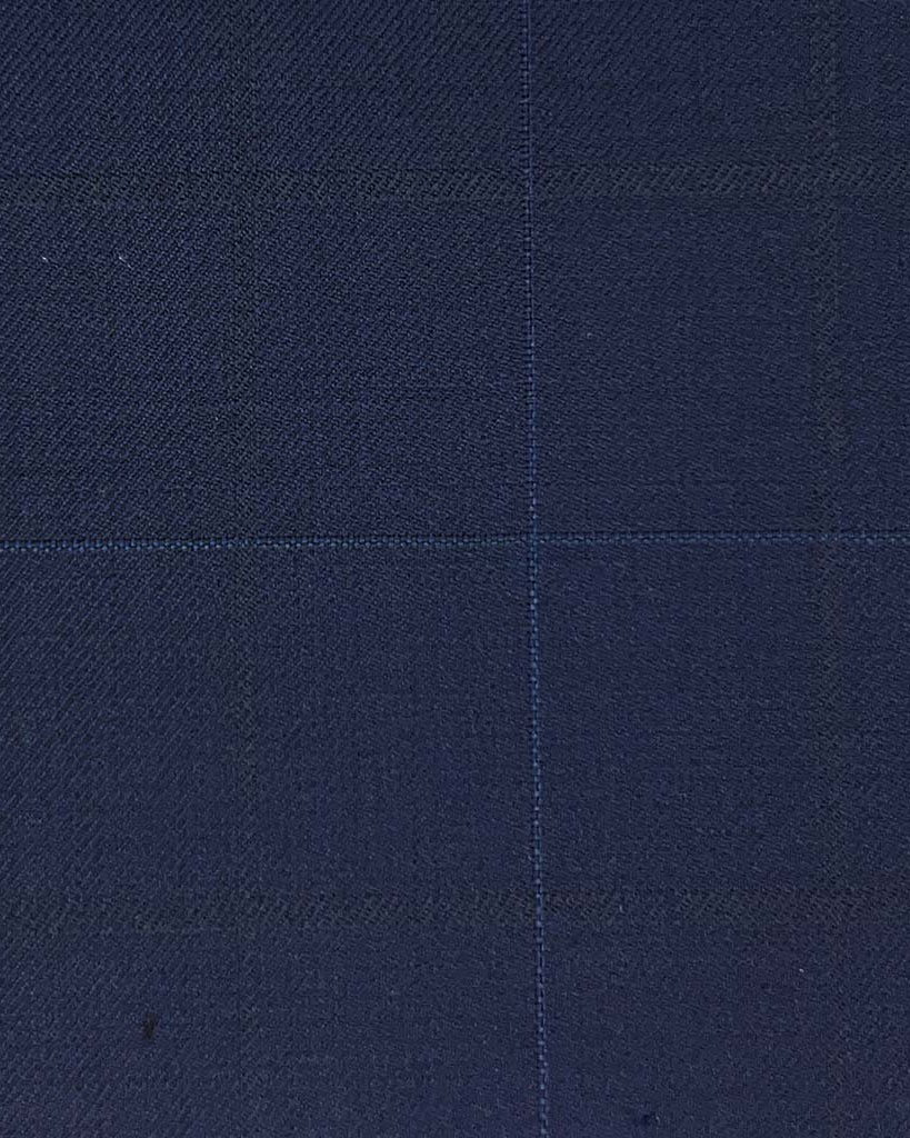 Lanifico Cerruti Nobility Super 150's Virgin Wool Westwood Hart Online Custom Hand Tailor Suits Sportcoats Trousers Waistcoats Overcoats Made To Measure Formalwear Tuxedo Navy Windowpane