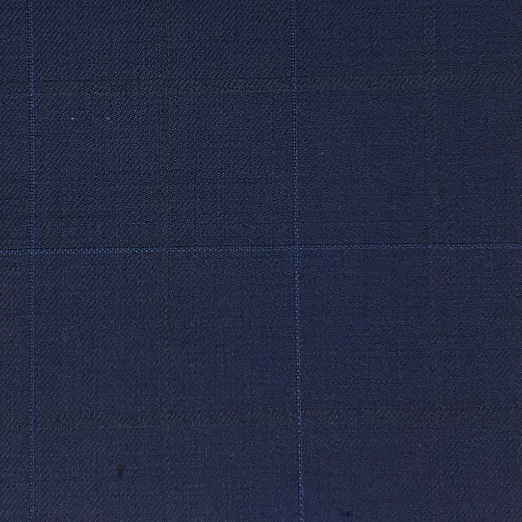 Lanifico Cerruti Nobility Super 150's Virgin Wool Westwood Hart Online Custom Hand Tailor Suits Sportcoats Trousers Waistcoats Overcoats Made To Measure Formalwear Tuxedo Navy Windowpane