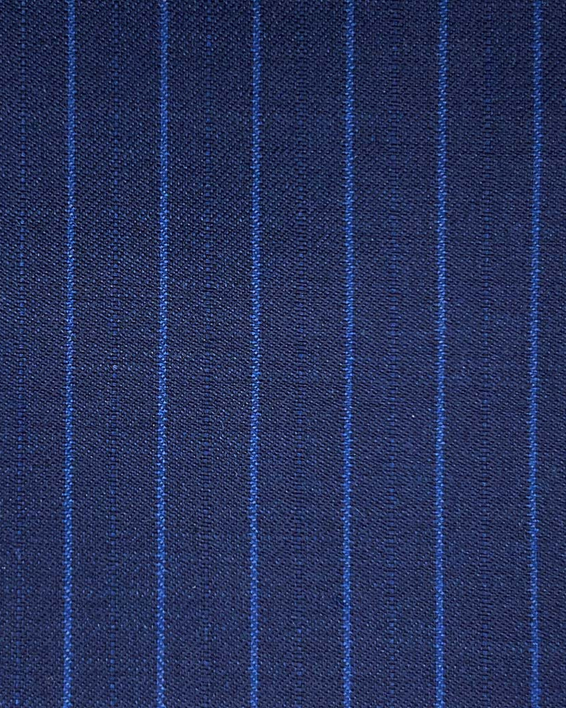 Westwood Hart Online Custom Hand Tailor Suits Sportcoats Trousers Waistcoats Overcoats Navy Self Stripes