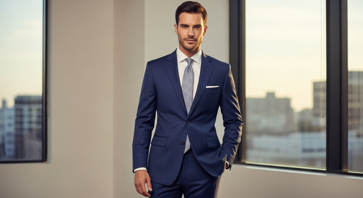 Build masculine presence with proper tailoring and posture tips