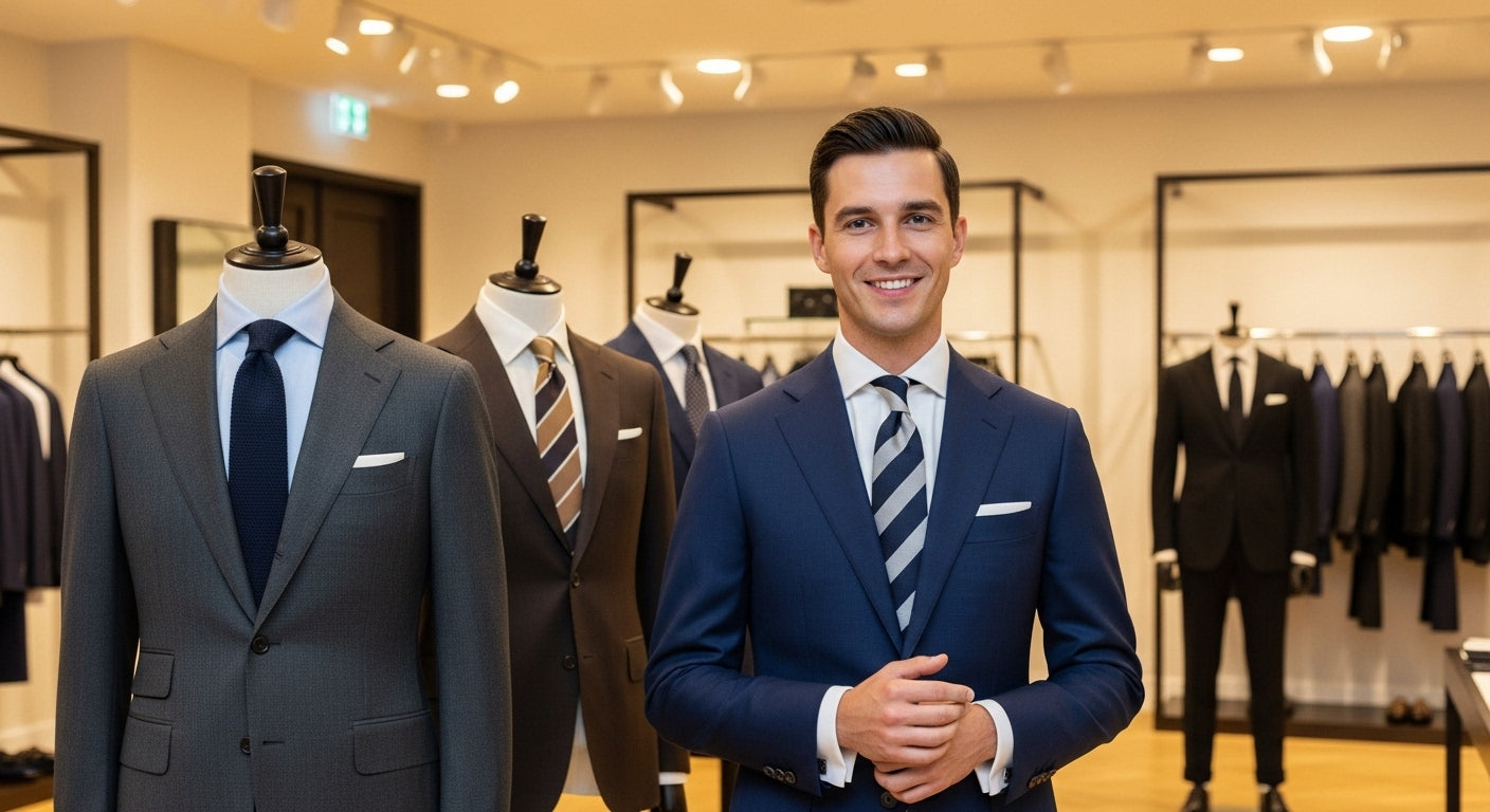 Capsule wardrobe suits for men: the essential colors and rules every man needs