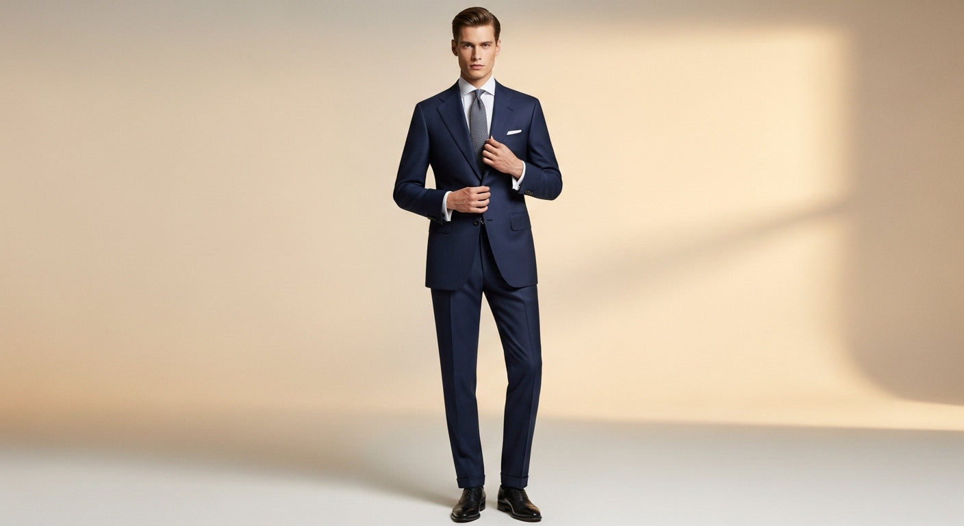 Fused vs canvassed suits construction showing suit tailoring differences between synthetic fusing and natural canvas interlining for superior suit quality and durability in men's suiting