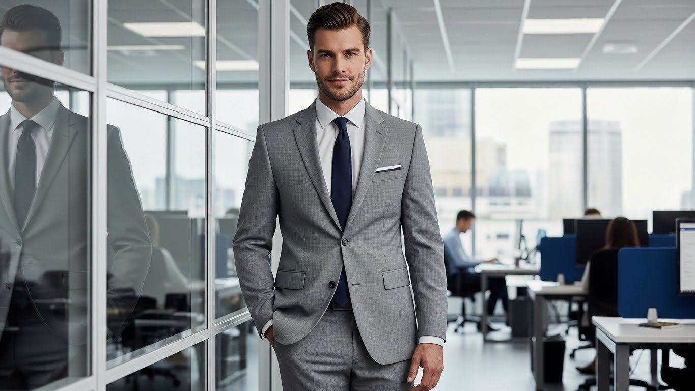 Gray flannel suit styling for modern wardrobes and professional occasions
