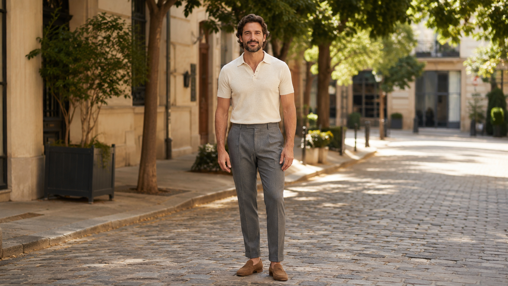 Gray trousers outfit ideas for men covering fresco wool, color combinations and styling options