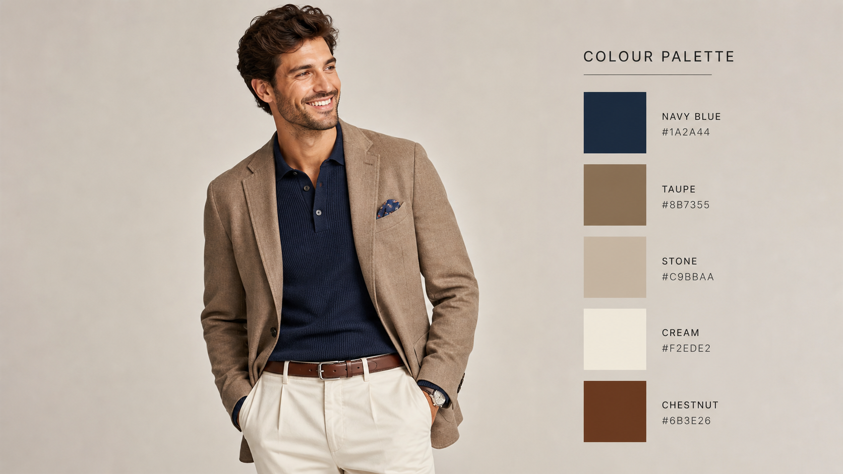 Men's style color theory: how to use the color wheel to coordinate outfits with confidence