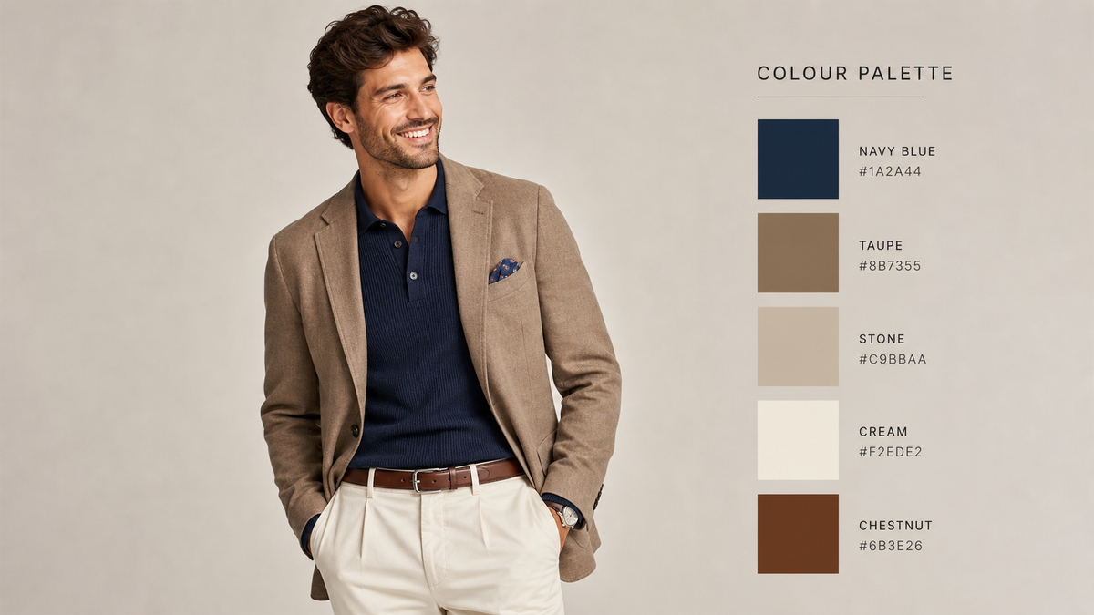 Men's style color theory: how to use the color wheel to coordinate out