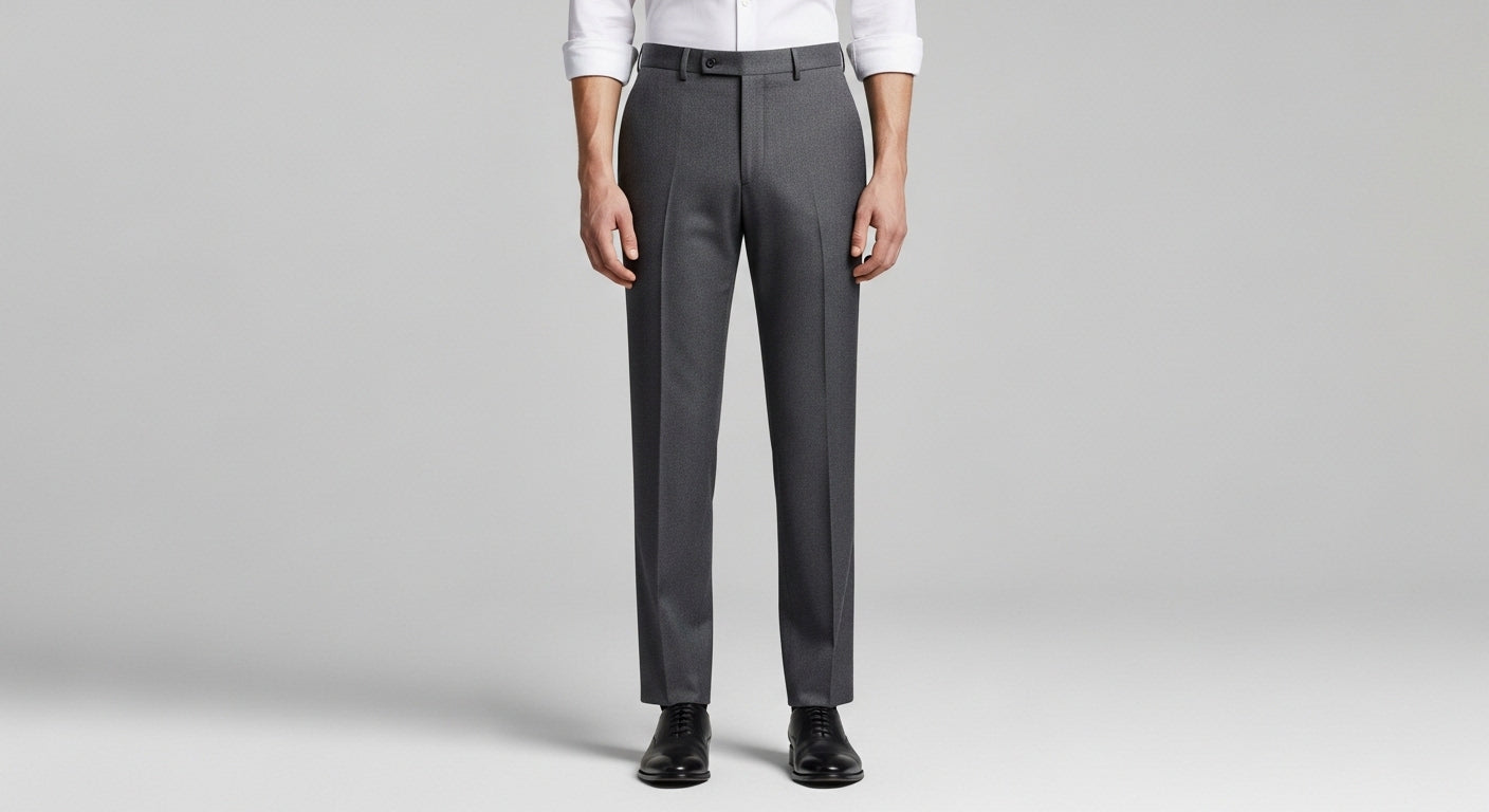 Suit trousers slim or straight: what a bespoke tailor looks at first