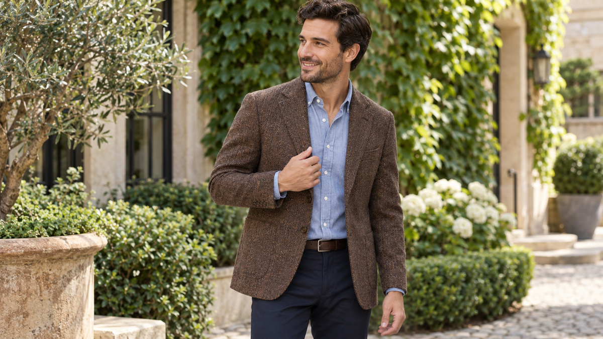 Tweed jacket styling for a modern wardrobe