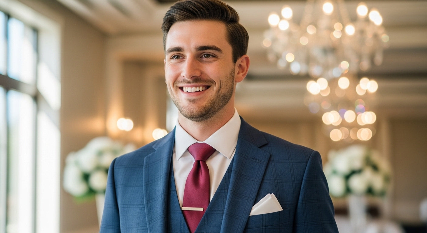 Wedding suit guide: how to choose the right suit, fabric, color and fit for your wedding day