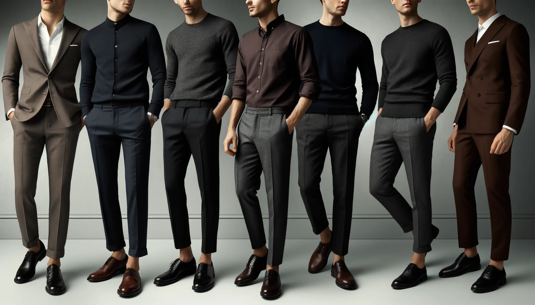 Essential wool trousers in a man's wardrobe