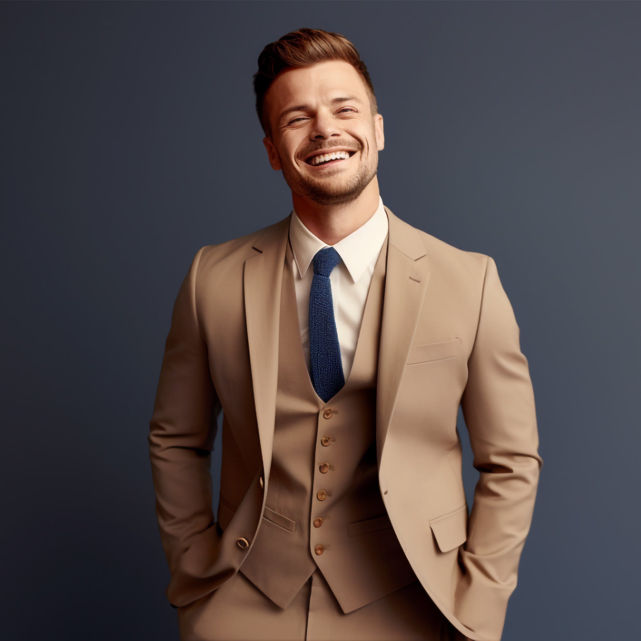 Westwood Hart Online Custom Hand Tailor Suits Sportcoats Trousers Waistcoats Overcoats Tan Plain Weave