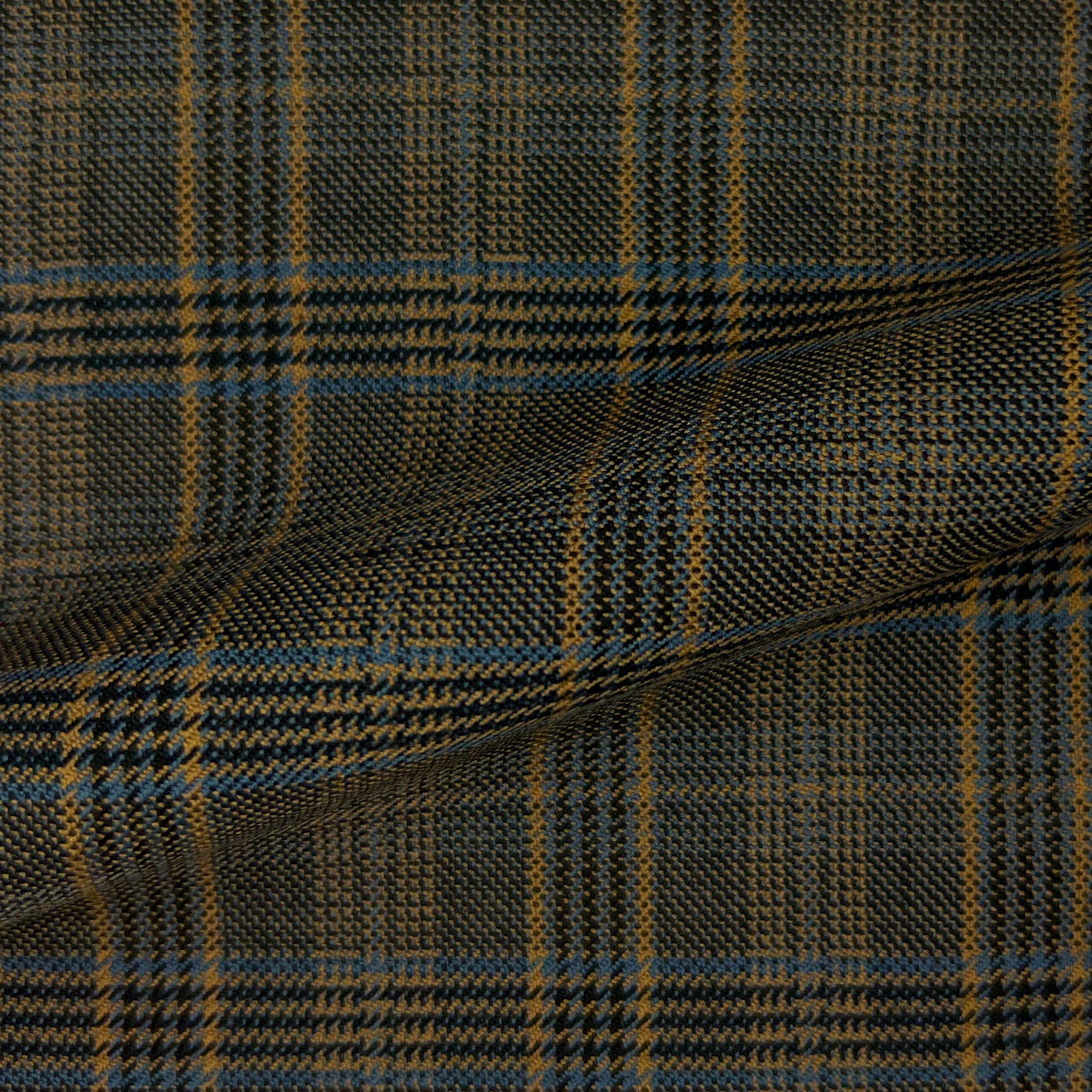 Westwood Hart Online Custom Hand Tailor Suits Sportcoats Trousers Waistcoats Overcoats Steel Brown Plaid Blue Windowpane