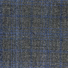 Westwood Hart tailored brand men's suit in Medium Grey Royal Blue Windowpane