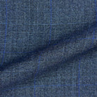 Men's warehouse tailored suits, Steel Blue Windowpane by Westwood Hart