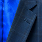 Detailed image of the sportcoat's notch lapel design.