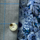Horn buttons feature on silk-wool blend men's sportcoat